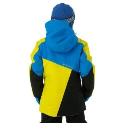 Spyder Boys Ambush Jacket -Winter Kids Clothing Store fw23 spyder boysambushjacket citron model4
