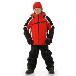 Spyder Boys Challenger Jacket -Winter Kids Clothing Store fw23 spyder boyschallengerjacket volcano model3