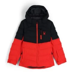 Spyder Boys Impulse Synthetic Down Jacket -Winter Kids Clothing Store fw23 spyder boysimpulsesyntheticdownjacket volcano1