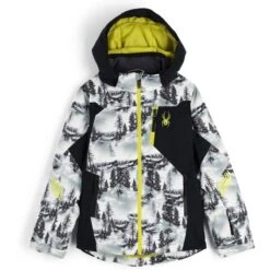 Spyder Boys Leader Jacket 8 Spyder Boys Leader Jacket -Winter Kids Clothing Store fw23 spyder boysleaderjacket treeline