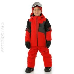 Spyder Boys Mini Leader Jacket -Winter Kids Clothing Store fw23 spyder boysminileaderjacket volcano model2