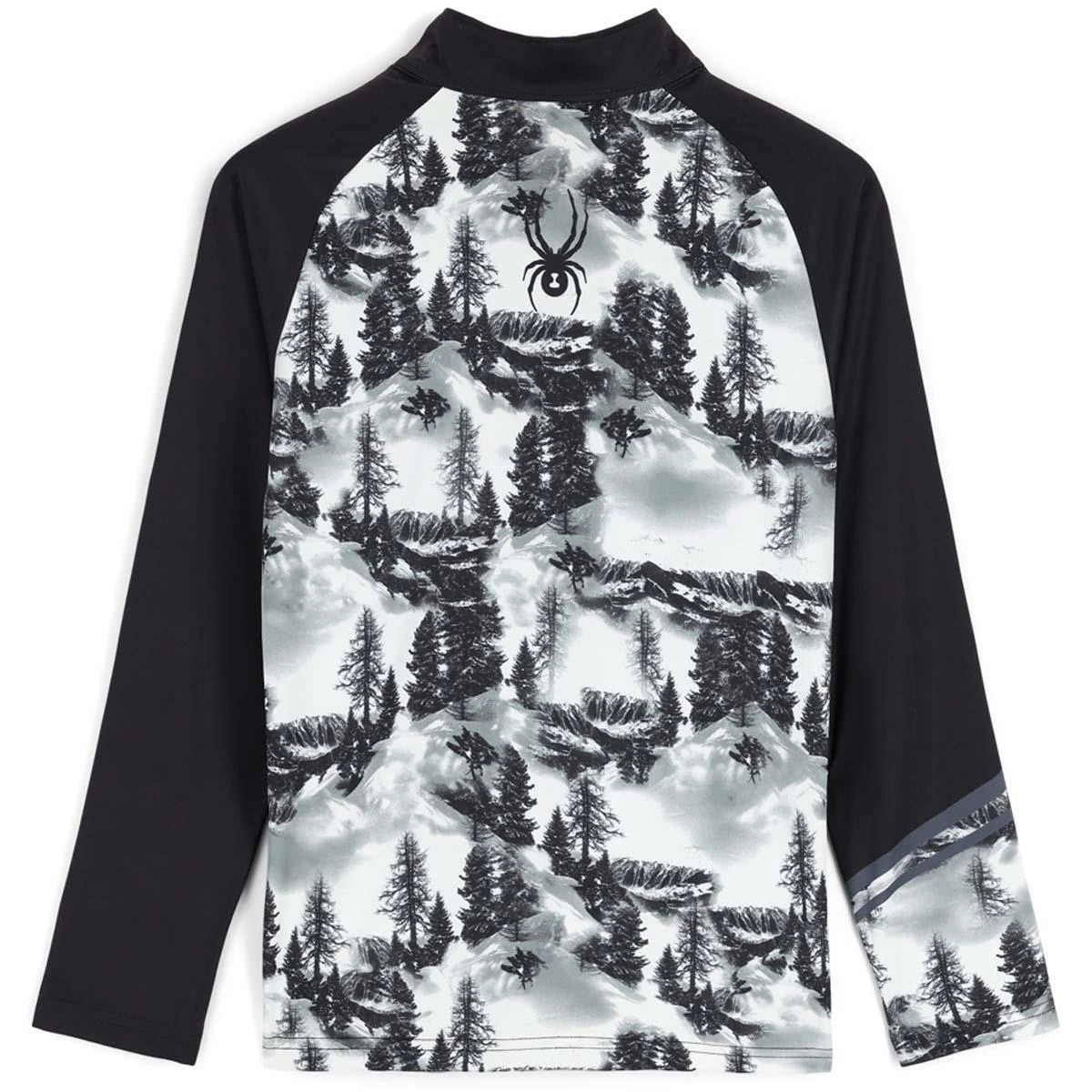 Boys Treeline Zip T-Neck Spyder Boys Treeline Zip T-Neck -Winter Kids Clothing Store fw23 spyder boystreelineziptneck treeline 2