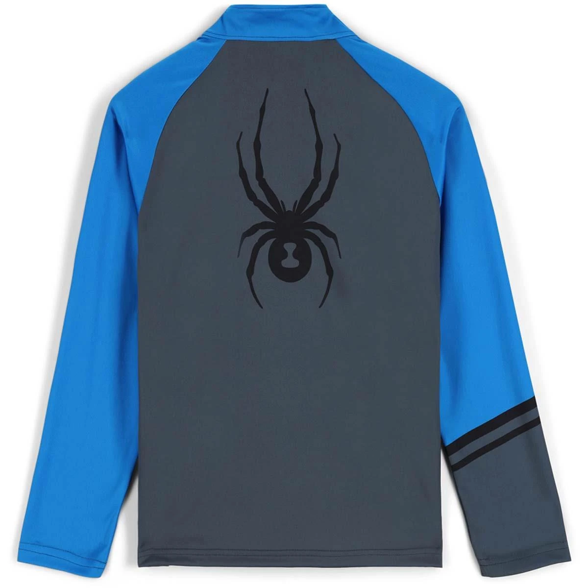 Boys Web Zip T-Neck Spyder Boys Web Zip T-Neck -Winter Kids Clothing Store fw23 spyder boyswebziptneck ebonycollegiate 2