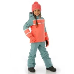 Spyder Girls Mila Jacket -Winter Kids Clothing Store fw23 spyder girlsmilajacket tropic model2