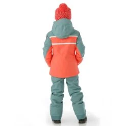 Spyder Girls Mila Jacket -Winter Kids Clothing Store fw23 spyder girlsmilajacket tropic model4