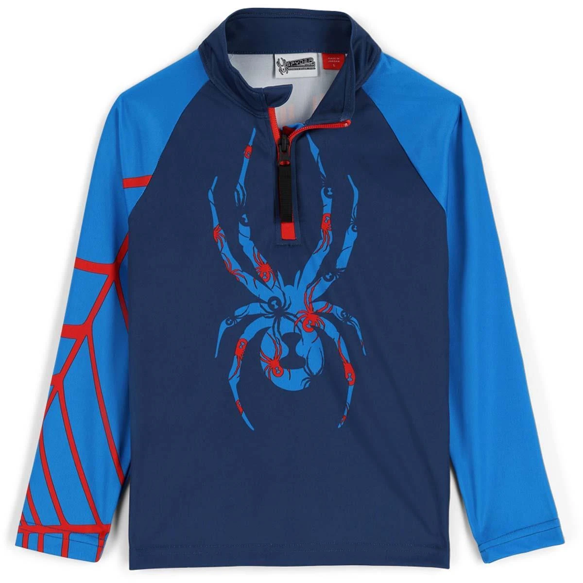 Toddler Boys Bug Zip T-Neck Spyder Toddler Boys Bug Zip T-Neck -Winter Kids Clothing Store fw23 spyder toddlerboysbugziptneck abyss 1
