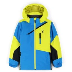 Spyder Toddler Boys Challenger Jacket -Winter Kids Clothing Store fw23 spyder toddlerboyschallengerjacket collegiate