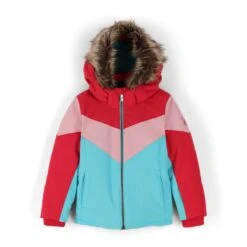 Spyder Toddler Girls Lola Jacket -Winter Kids Clothing Store fw23 spyder toddlergirlslolajacket bahamablue1