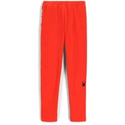 Spyder Youth Speed Fleece Pant -Winter Kids Clothing Store fw23 spyder youthspeedfleecepant volcano 2