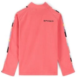 Spyder Youth Speed Fleece Zip T-Neck -Winter Kids Clothing Store fw23 spyder youthspeedfleeceziptneck tropic 2