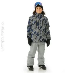 Boys Reign Jacket -Winter Kids Clothing Store fw23 sunice boysreignjacket spraypaintprint mode2