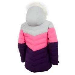 Girls Nola Jacket -Winter Kids Clothing Store fw23 sunice girlsnolajacket oysterneonpinkamethyst 2