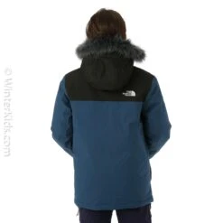 The North Face Boys McMurdo Parka -Winter Kids Clothing Store fw23 tnf boysmcmurdoparka shadyblue model3
