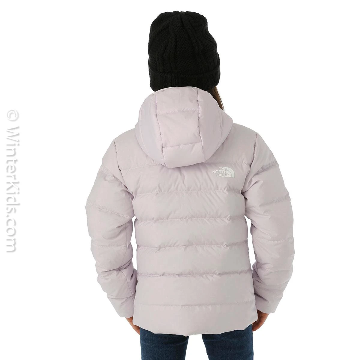 Girls Reversible North Down Hooded Jacket The North Face Girls Reversible North Down Hooded Jacket -Winter Kids Clothing Store fw23 tnf girlsreversiblenorthdownhoodedjacket lavendarfog model3