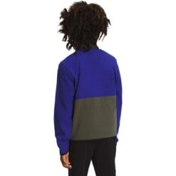 The North Face Teen Glacier ½ Zip Pullover -Winter Kids Clothing Store fw23 tnf teenglacierhalfzippullover lapisblue 2