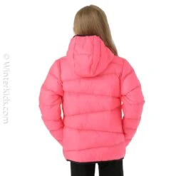 Under Armour Girl's Prime Puffer Jacket 2 Under Armour Girl's Prime Puffer Jacket -Winter Kids Clothing Store fw23 underarmour girlsprimepufferjacket pink model2
