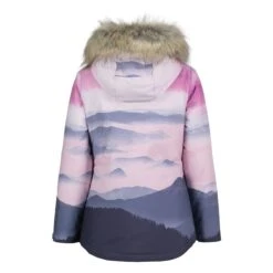 Under Armour Girls Printed Laila Jacket -Winter Kids Clothing Store fw23 underarmour girlsprintedlailajacket aurorapurple2