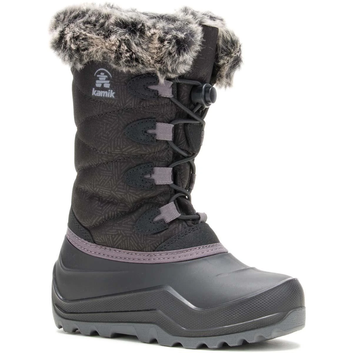 Junior Snowgypsy 4 Snow Boots Kamik Junior Snowgypsy 4 Snow Boots -Winter Kids Clothing Store kam sngy blk1 2223fw