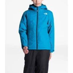 The North Face Girls Clementine Triclimate Jacket -Winter Kids Clothing Store nf0a3nkp ja7 modelfront clementine grls acoustic