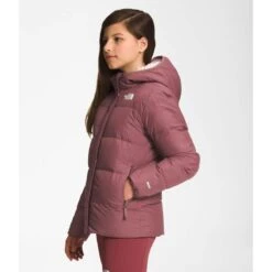 The North Face Girls North Down Fleece-Lined Parka 4 The North Face Girls North Down Fleece-Lined Parka -Winter Kids Clothing Store nf0a7umm 6r4 03 22 23