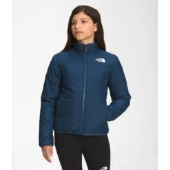 The North Face Girls Reversible Mossbud Jacket 8 The North Face Girls Reversible Mossbud Jacket -Winter Kids Clothing Store nf0a7umr hdc 01 22 23