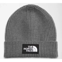 The North Face Youth TNF Box Logo Cuffed Beanie -Winter Kids Clothing Store nf0a7wgc dyy 01 22 23