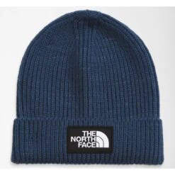 The North Face Youth TNF Box Logo Cuffed Beanie -Winter Kids Clothing Store nf0a7wgc hdc 01 22 23
