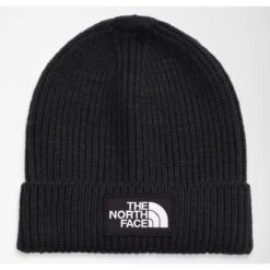 The North Face Youth TNF Box Logo Cuffed Beanie -Winter Kids Clothing Store nf0a7wgc jk3 01 22 23