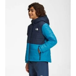 The North Face Boys Reversible Mount Chimbo Full Zip Hooded Jacket -Winter Kids Clothing Store nf0a7wos ja7 03 22 23
