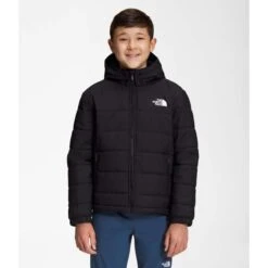 The North Face Boys Reversible Mount Chimbo Full Zip Hooded Jacket -Winter Kids Clothing Store nf0a7wos jk3 01 22 23