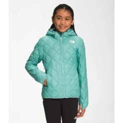 The North Face Girls ThermoBall Hooded Jacket -Winter Kids Clothing Store nf0a7wq6 6r7 01 22 23