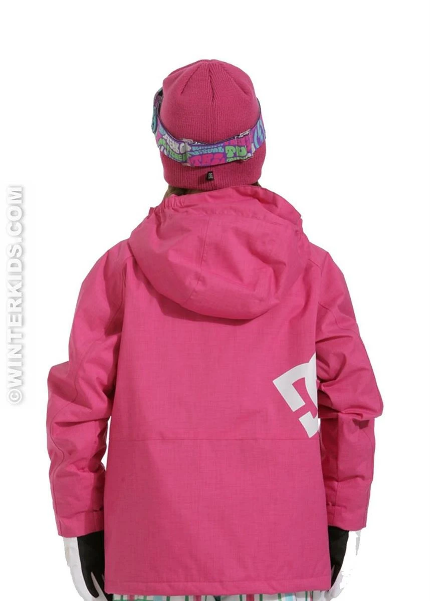 F11 Girls Servo Jacket (Crazy Pink) DC SHOES F11 Girls Servo Jacket (Crazy Pink) -Winter Kids Clothing Store servojacketcrazypinkbackview12