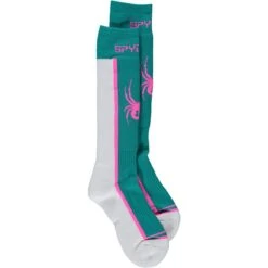 Spyder Girls Sweep Socks -Winter Kids Clothing Store spyd 198078 scuba