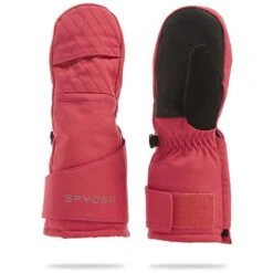 Spyder Toddler Girls Cubby Ski Mitten -Winter Kids Clothing Store spyder cuddymittg cerise 2223fw