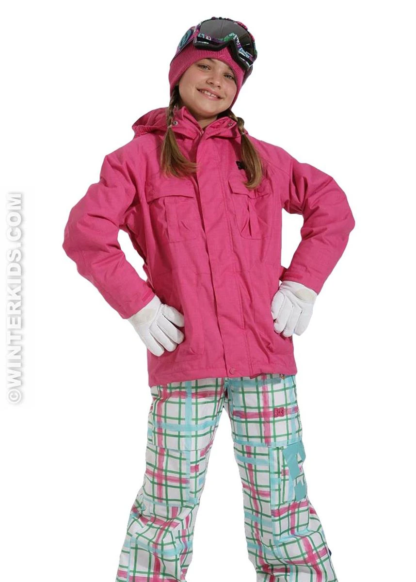 F11 Girls Servo Jacket (Crazy Pink) DC SHOES F11 Girls Servo Jacket (Crazy Pink) -Winter Kids Clothing Store